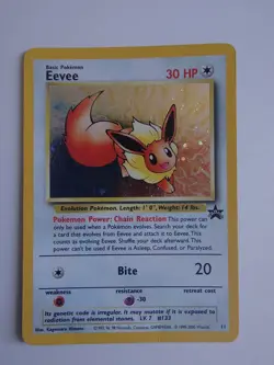 Pokemon Cards | EEVEE 11 | HOLO | Black Star Promo | Wizards of the Coast | TCG - Image 1