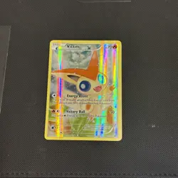 Pokemon TCG Full Art Victini XY117 Black Star Promo Holo - Image 1