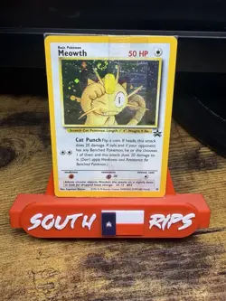 2000 Meowth Black Star Promo #10 Gameboy Holo Pokemon TCG Sealed SWIRL MINT - Image 1