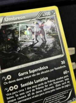 Pokemon TCG Umbreon XY96 Black Star Promo swirl + saturn holo - Portuguese - Image 2