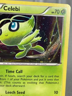 CELEBI 2017 POKEMON Black Star Promo COSMOS #XY187 - Mini Hand SWIRL NM/LP #2 - Image 2