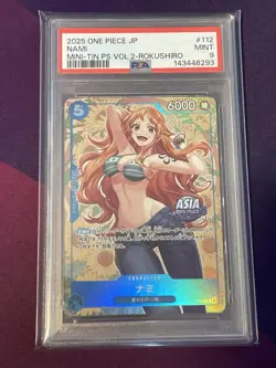 2025 ONE PIECE JAPANESE MINI-TIN PACK SET VOL.2 #112 NAMI MINI-TIN PS VOL.2 - Image 1