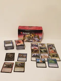 MTG Magic The Gathering Ikoria Japanese Lot 4 Foils/14 Rares/210 Common Cards - Image 1