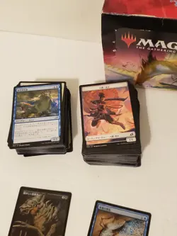 MTG Magic The Gathering Ikoria Japanese Lot 4 Foils/14 Rares/210 Common Cards - Image 3