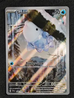Snom Temporal Forces 168/162 Near Mint (NM) Illustration Rare Full Art Holo EN - Image 1
