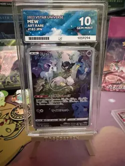 2022 VSTAR Universe Mew 183/172 JP Art Rare Holo Pokemon TCG Ace 10 - Image 1