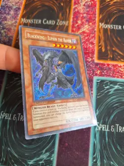 Yu-Gi-Oh! Blackwing - Elphin the Raven CT06-ENS01 Limited Secret Rare NM/LP - Image 2