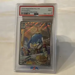 Pokemon TCG Quaxwell 207/193 Paldea Evolved Illustration Rare Holo PSA 9 EN - Image 1