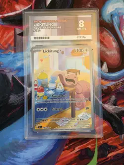 Pokemon TCG Lickitung 180/162 Temporal Forces Illustration Rare Ace 8 - Image 1