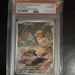 Pokemon Spearow PSA 10 Illustration Rare Holo EN Me01: Mega Evolution 151/132 - Image 1