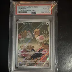 Pokemon Spearow PSA 10 Illustration Rare Holo EN Me01: Mega Evolution 151/132 - Image 2