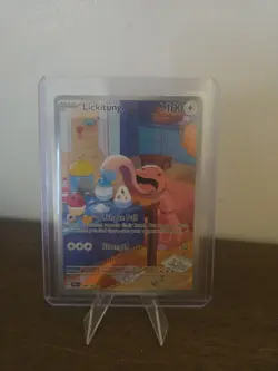 Pokemon TCG Lickitung Illustration Temporal Forces 180/162 - Image 1