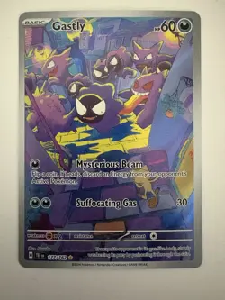 Gastly 177/162 Illustration Rare Sv05: Temporal Forces Holo Card in NM Condition - Image 1