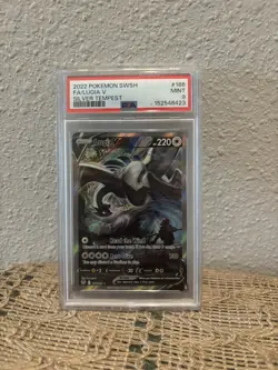 Pokemon TCG Lugia V Alt Full Art Holo Silver Tempest 186/195 (2022) PSA 9 - Image 1