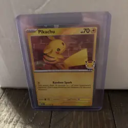 Pikachu (Pokemon Day 2026) 051/162 Temporal Forces Cosmos Holo NM - Image 1