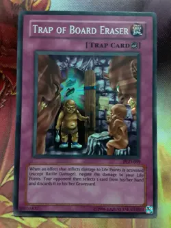 Yugioh Trap of Board Eraser Super Rare PGD-099 Lightly Played - Image 1