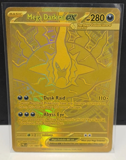 Mega Darkrai EX Gold Full Art Holo 120/084 English Pokemon TCG - Pack Fresh - Image 1