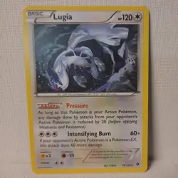 Pokemon TCG Fates Collide 78/124 - Lugia - Non-Holo Rare - NM/LP - Image 1