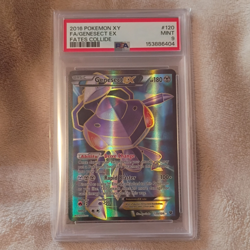 Pokemon 2016 Fates Collide Genesect EX 120/124 Full Art Holo PSA 9 - Image 1