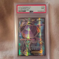 Pokemon 2016 Fates Collide Genesect EX 120/124 Full Art Holo PSA 9 - Image 2