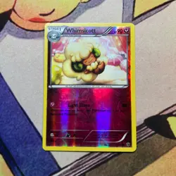 Whimsicott 71/124 Uncommon Fates Collide Pokemon Reverse Holo Lightly Played - Image 1