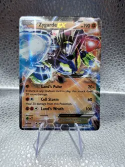 Pokemon Zygarde EX Holo Ultra Rare XY - Fates Collide 54/124 LP - Image 1