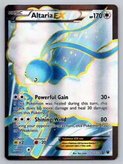 Altaria EX (Full Art) Holo Ultra Rare XY - Fates Collide 123/124 NM - Image 1