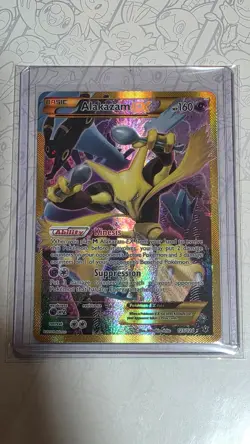 Alakazam EX (Secret) Holo Secret Rare XY - Fates Collide 125/124 LP+ - Image 1