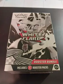 Pokemon TCG Scarlet & Violet—White Flare Booster Bundle 6 Packs English 6+ 2025 - Image 1