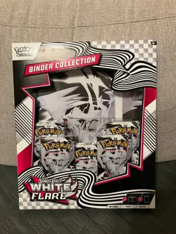 Pokemon TCG Scarlet Violet White Flare Binder Collection Reshiram New Sealed - Image 1