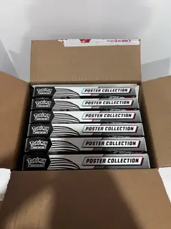 Pokemon Unova Poster Collection Black Bolt White Flare X 6 - Opened Case 6 pack - Image 3