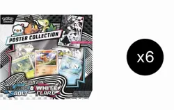 Pokemon Unova Poster Collection Black Bolt White Flare 6-Pack - Opened Case - Image 1
