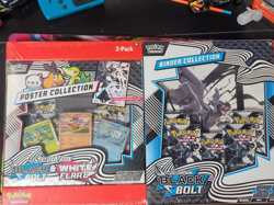 Pokemon TCG Black Bolt & White Flare Binder 2-Pack Booster+Promo - Image 1