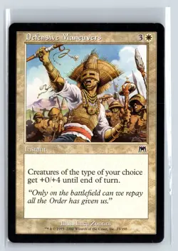 DEFENSIVE MANEUVERS - Onslaught - MTG Magic the Gathering Card - Common - Image 1