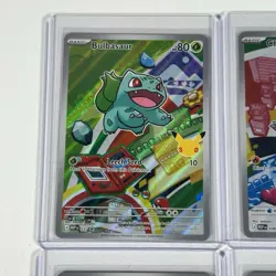 *COMPLETE* Set of 9 First Partner Illustration Pack Series 1 Promo 30th Ann - NM - Image 2