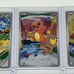 *COMPLETE* Set of 9 First Partner Illustration Pack Series 1 Promo 30th Ann - NM - Image 3