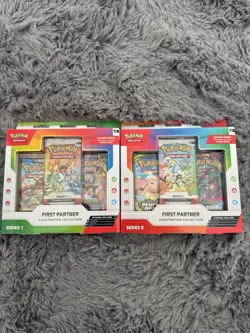 1x First Partner Pokemon Series 1 Box And 1x First Partner Series 2 Box - Image 1
