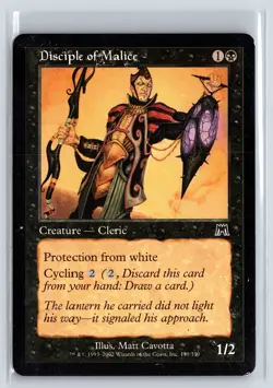 DISCIPLE OF MALICE - Onslaught - MTG Magic the Gathering Card - Common - Image 1