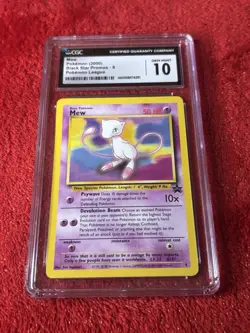 Mew Non Holo CGC 10 Gem Mint- WOTC Black Star Promo - Pokemon TCG - Image 1