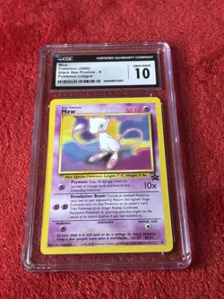 Mew Non Holo CGC 10 Gem Mint- WOTC Black Star Promo - Pokemon TCG - Image 5