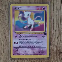 Mew #08 - Pokemon TCG - WOTC Black Star Promo NON HOLO - Image 1