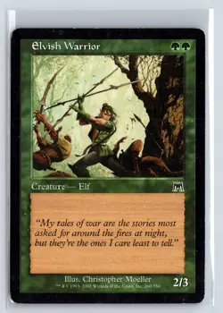 ELVISH WARRIOR - Onslaught - MTG Magic the Gathering Card - Common - Image 1