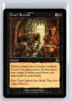 CRUEL REVIVAL - Onslaught - MTG Magic the Gathering Card - Common - Image 1