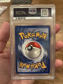 2000 POKEMON PROMO BLACK STAR POKEMON LEAGUE #9 MEW-HOLO PSA 7 - Image 2