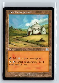 DARU ENCAMPMENT - Onslaught - MTG Magic the Gathering Card - Uncommon - Image 1