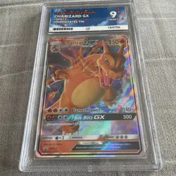 Pokemon TCG Charizard GX Black Star Promo Holo Card SM211 Hidden Fates Tin Ace 9 - Image 1