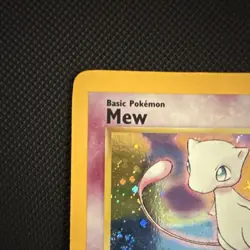 2000 Mew Black Star Promo Holo #9 WOTC Pokemon TCG - Image 5