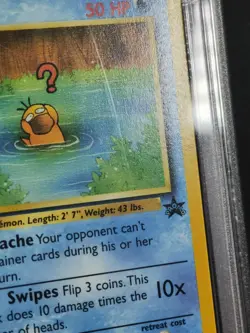 PSA 10 Psyduck 20/53 - WOTC Black Star Promo Gem Mint Pokemon League 2000 - Image 3