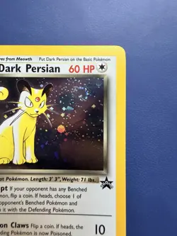 Pokemon WOTC TCG Dark Persian Black Star Promo Holo - Image 3