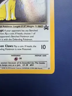 Pokemon WOTC TCG Dark Persian Black Star Promo Holo - Image 4